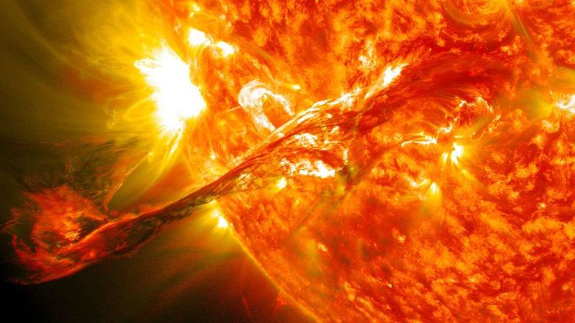 微弱的年轻恒星悖论:太阳风暴可能是地球上生命的关键NASA戈达德太空飞行中心/ Genna杜波斯坦”width=