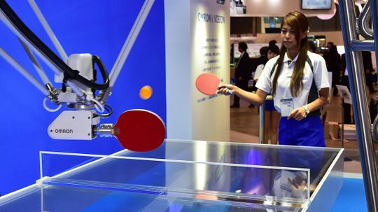 Robot Pingpong Coach Helps Players Up Their Table Tennis Game
