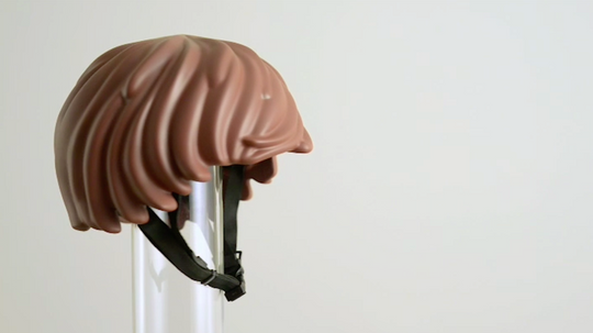 Bike Helmets That Look Like Toy Hair Could Get More Kids to Wear Them
