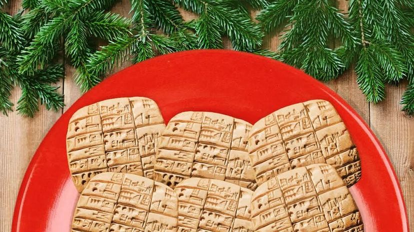 Cuneiform cookies may look ancient, but they taste delicious. Artisteer/Smiltena/Thinkstock/De Agostini/Getty