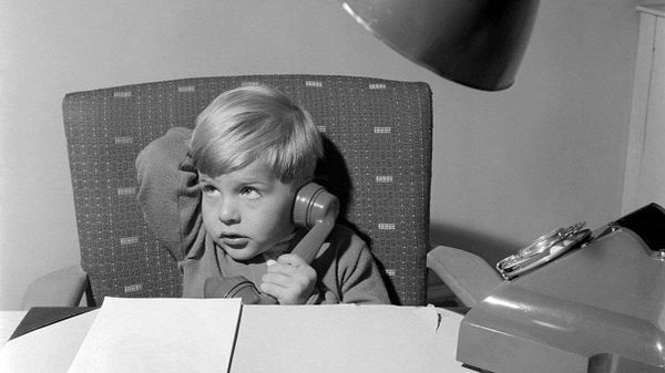 boy in the office 1957