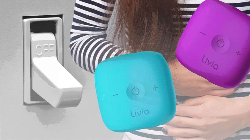 Livia is a new product that says it will get rid of your period pain through electronic impulses. Nastia11/Eric1513/Thinkstock/Livia