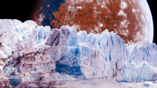 两次古代海啸重塑火星的证据表明存在生命的可能性＂width=