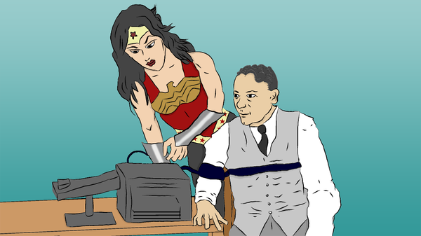 wonder woman, william marston, lie detector