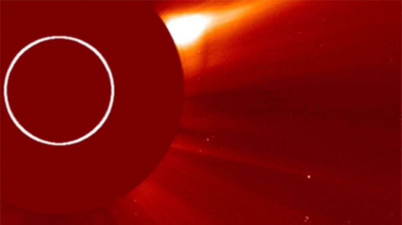 The Solar and Heliospheric Observatory detected a comet plunging toward the sun at nearly 1.3 million miles (2 million kilometers) per hour. NASA/nemesis maturity/YouTube
