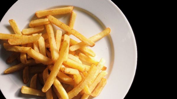 french fries, potatoes