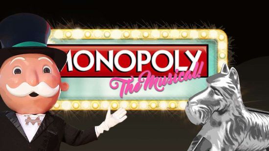 垄断前往百老汇棋盘游戏”class=