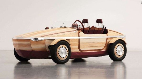 Toyota's Newest Electric Concept Car Is Made of Wood