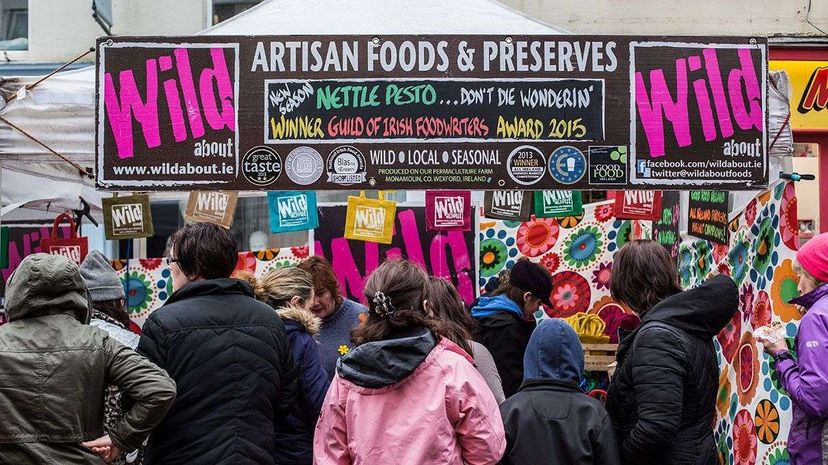 Artisan was a word you mainly saw at fairs like this. Now multinational corporations have co-opted it. Doug McKinley/Getty Images