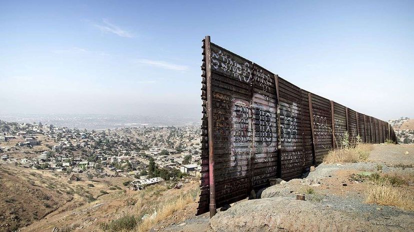 A gap in the fence near the U.S.-Mexico border overlooking Tijuana, Mexico. Charles Ommanney/Getty Images