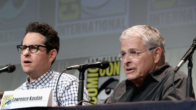 J.J. Abrams and Lawrence Kasdan talking about "The Force Awakens" at San Diego Comic Con 2015 Jesse Grant/Getty Images for Disney