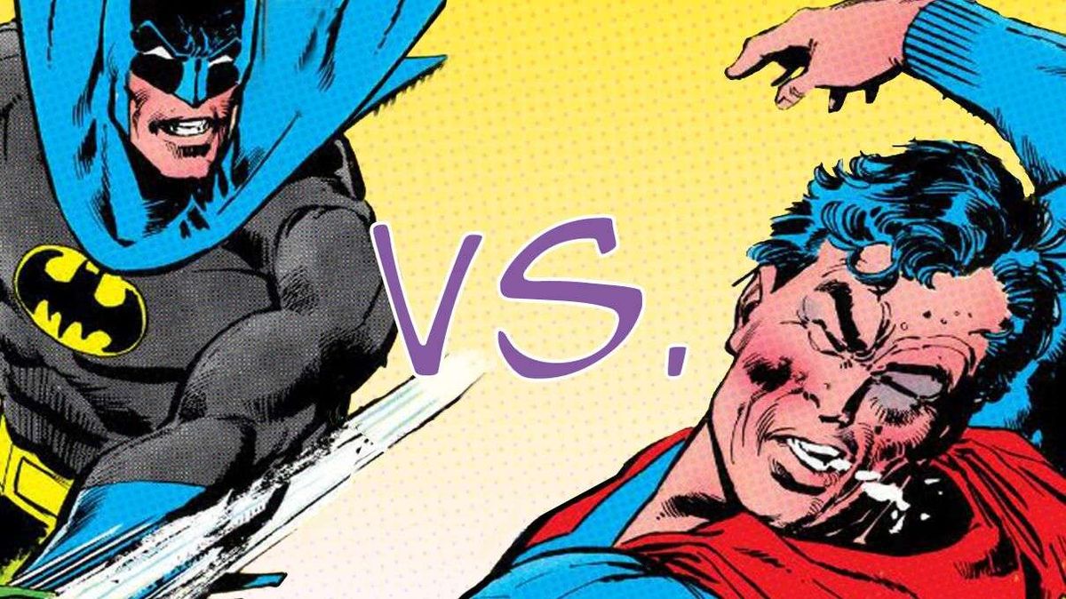 superman vs batman comic who won