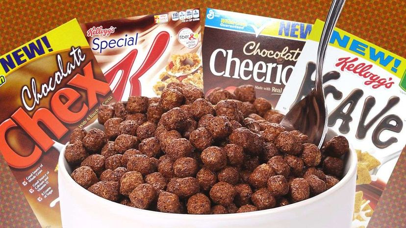 Why the explosion in chocolate on the cereal aisle? It may not have to do with kids... Indigolotos/Thinkstock/Flickr Commons/Kellogg's/General Mills