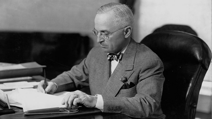 President Harry S. Truman received the first ever President's Daily Brief on Feb. 15, 1946. In those days, it was called the Daily Summary. Library of Congress/Corbis/VCG via Getty Image