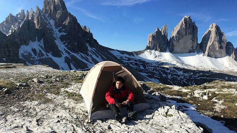 Camping can help you catch up on sleep  and it's not just because you're exhausted after the trek. Chalermkiat Seedokmai/Moment Mobile/Getty Images