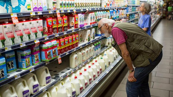 shopping for milk