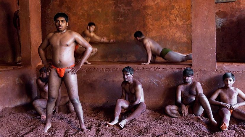 Kushti is an ancient form of wrestling popular in India, Bangladesh and Pakistan. Peter Adams/Getty Images