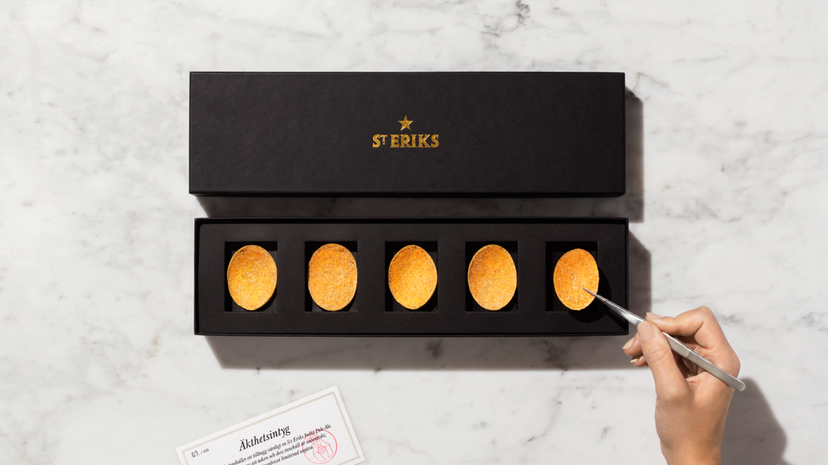 wedish brewing company St. Eriks has created what may be the world's most expensive potato chips. St. Eriks