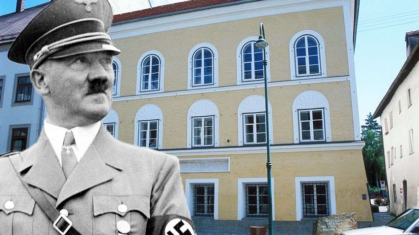 The German leader and architect of genocide was born in 1889 in this building in the Austrian border town Braunau am Inn. Roger-Viollet/Schnrer/Ullstein Bild/Getty Images