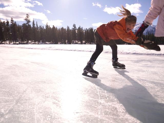 Person ice skating