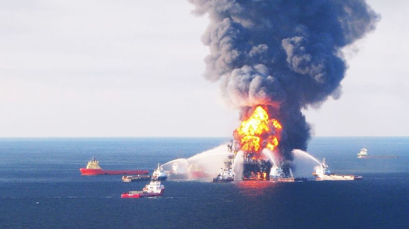 The Deepwater Horizon oil rig disaster in 2010 is considered the worst man-made ecological disaster of all time. U.S. Coast Guard