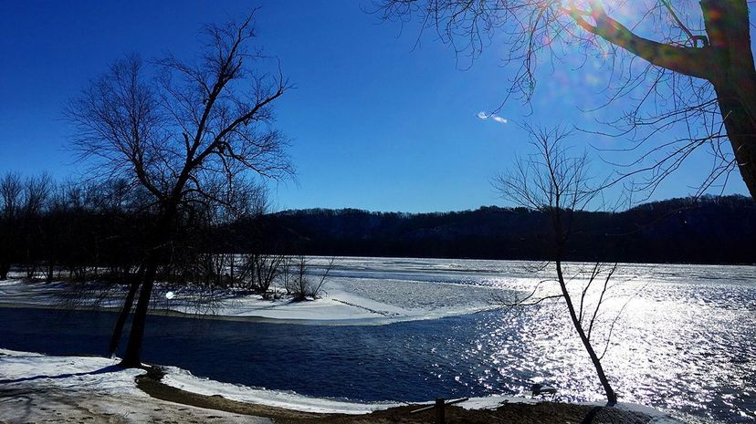 Lakes near roadways across North America are experiencing increased salinity due to de-icing runoff. Christie Richwalski/EyeEm/Getty Images