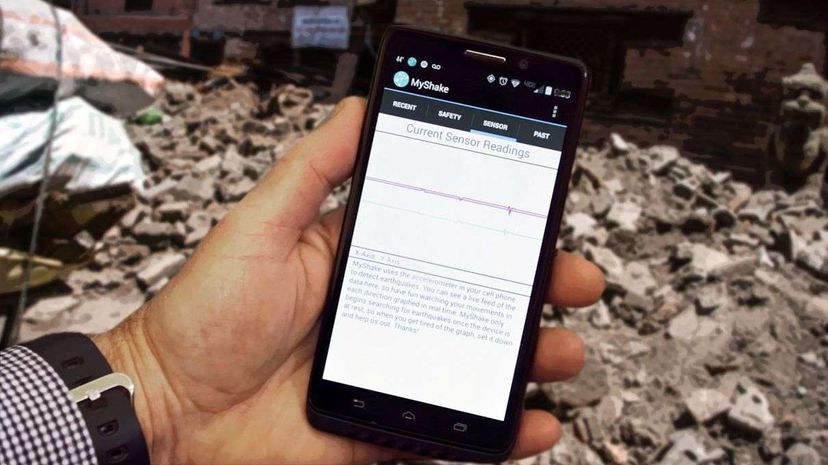 MyShake is a new app intended to act as a pre-warning system for earthquakes. Photo Illustration: Myshake/Asanka Brendon Ratnayake/Getty Images