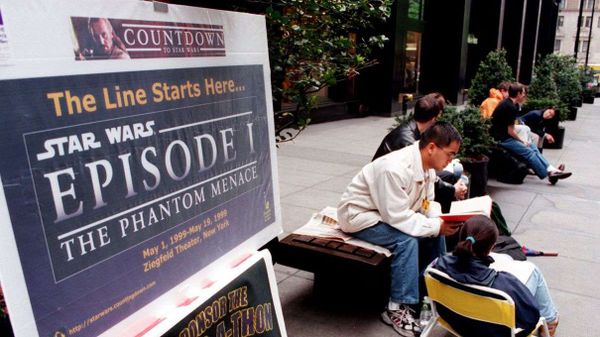 Fans camping out for Star Wars