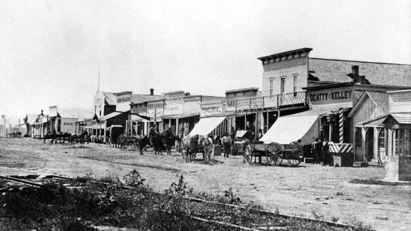 In the late 1800s, Dodge City, Kansas, was nowhere near as violent or dangerous as pop culture might imply. Corbis