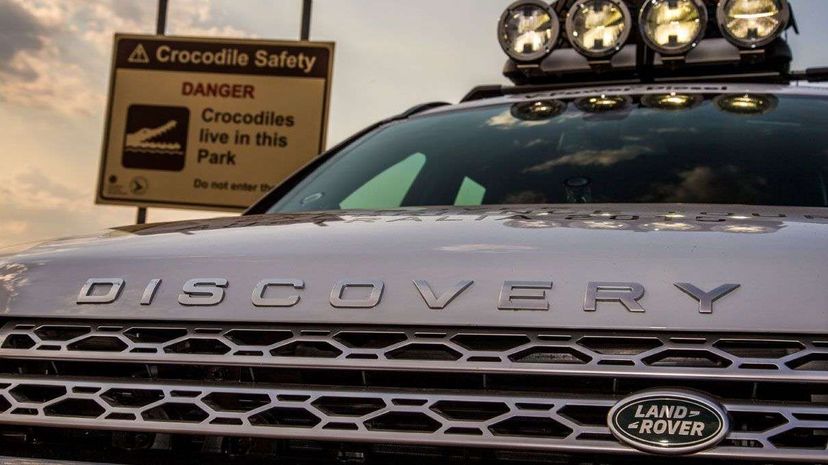 Crocodiles aren't likely to be among the obstacles in Portland, but the Discovery Sport Experience is a challenge to drivers, nonetheless. Copyright Jaguar Land Rover