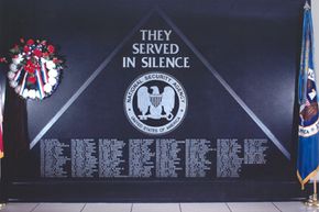 A memorial to the more than 170 NSA cryptologists who have died while serving their country. It is housed at NSA headquarters.