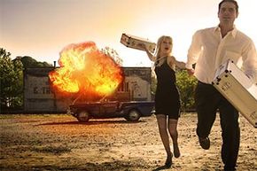 actors running from fire