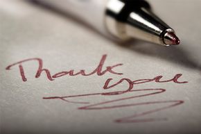Somehow, a thank-you text doesn't have the warmth of a hand-written thank-you note.