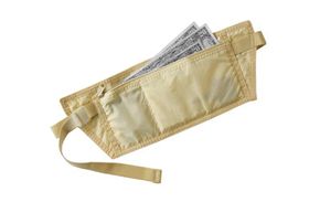 A money belt that fits under your clothes keeps your cash safe and sound.