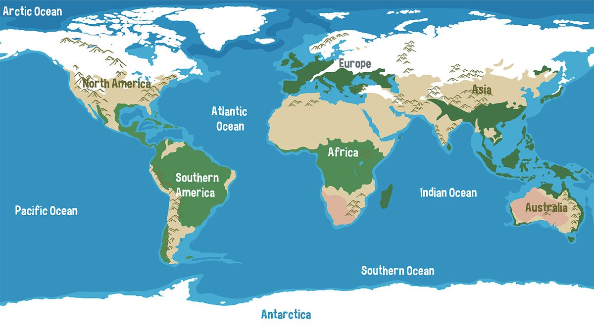 south indian ocean map