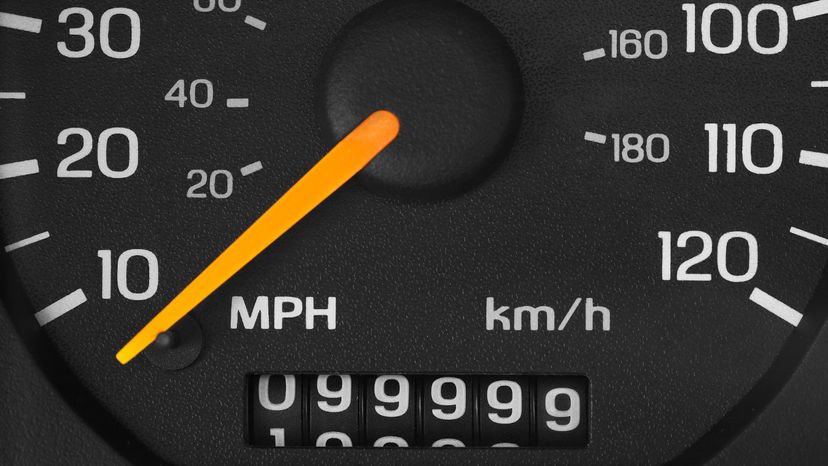 Analog odometer on sale