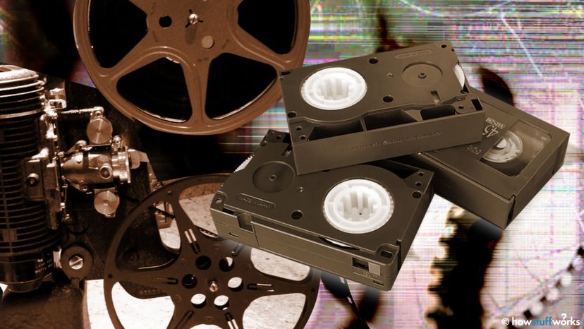 Vintage Home Movie Film Reel And Can Stock Photo - Download Image