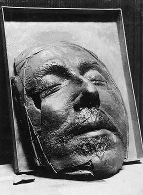 death mask of Oliver Cromwell