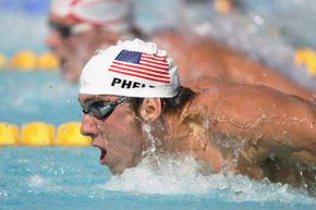 The hero of the 2004 Olympics, Michael Phelps, won a total of eight swimming medals during the games.