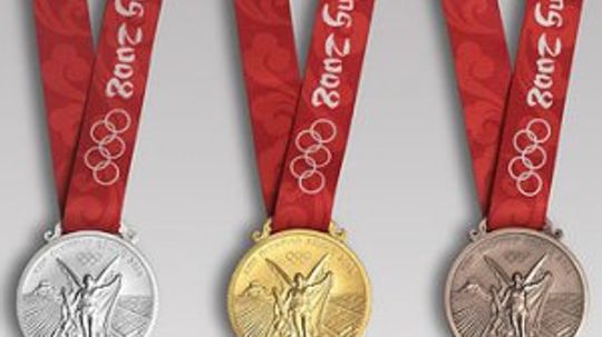 What are Olympic medals made of?
