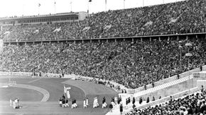 parade of nations, 1936 Olympics