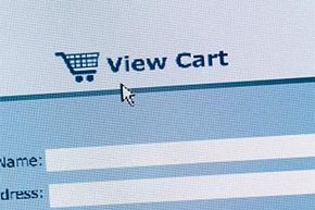 Shopping cart software allows website viewers to select their items, add shipping and credit card information and purchase.