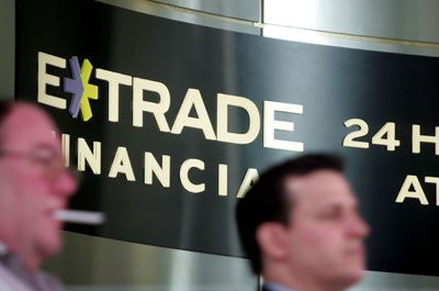 E*Trade Financial sign