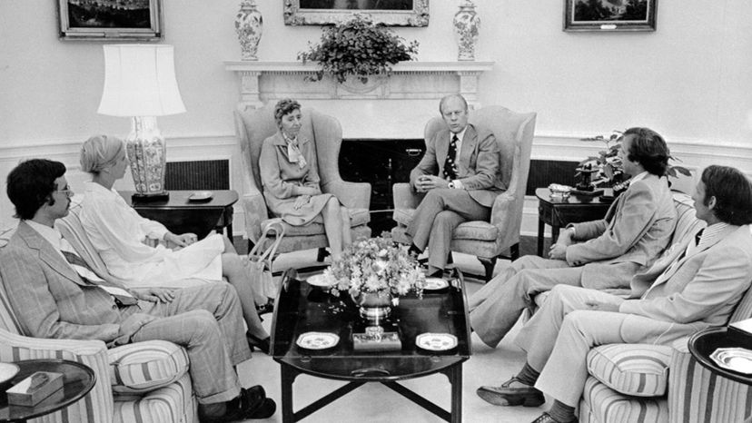 Ford Whitehouse meeting with Olson family