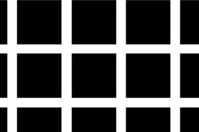 easy optical illusions black and white