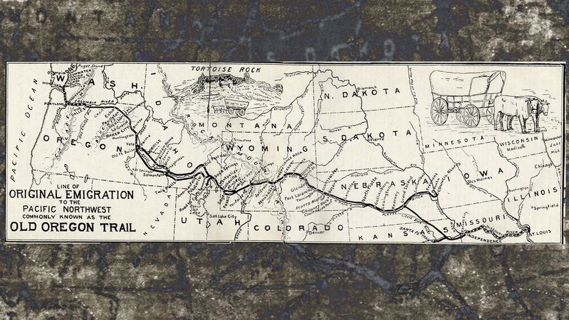 The Oregon Trail: 1843 Map