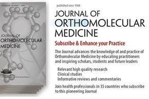screen capture of Journal of Orthomolecular Medicine Web site