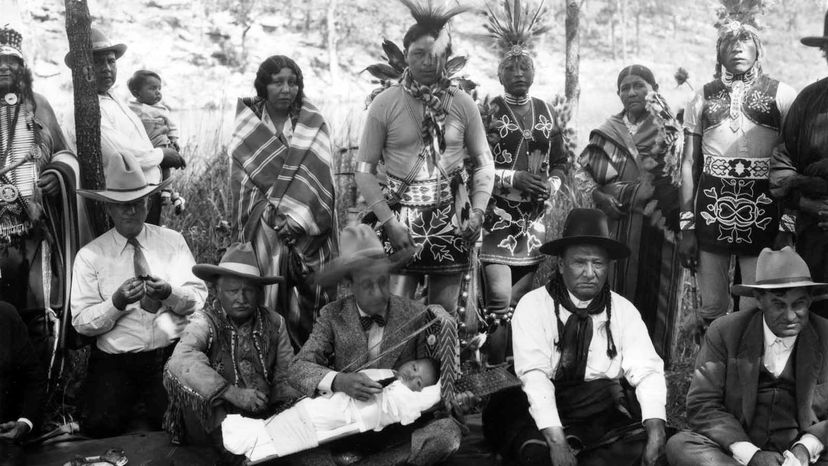 Osage delegation
