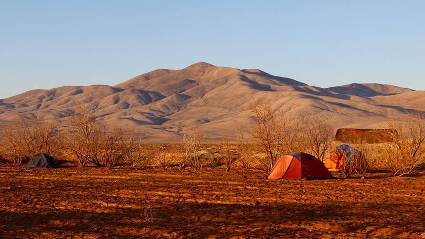 NASA camp in the Atacama Desert