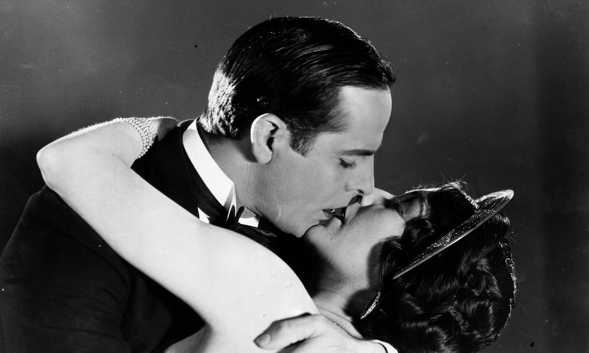 Their love. Поцелуй в экран. The Flame of Love 1930.